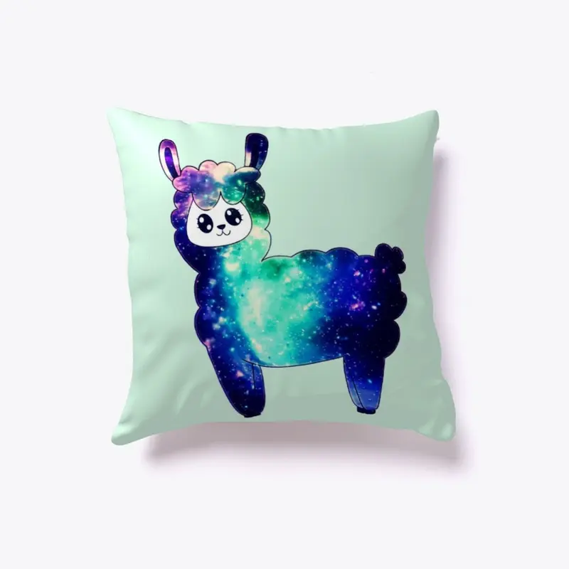 Galaxy Alpaca Pillow