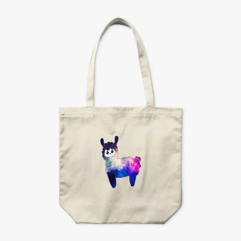 Galaxy Alpaca eco tote