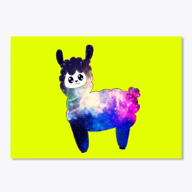 Galaxy Alpaca sticker